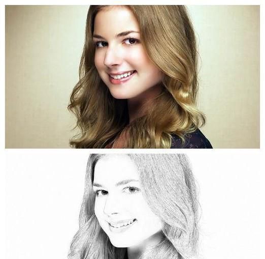 PSCS6制作素描线稿画效果