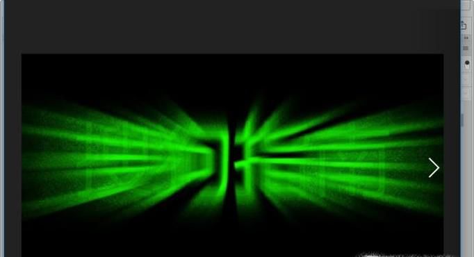 如何使用photoshop2018制作字体光芒四射的效果