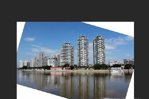 PS如何修正歪斜的图片？