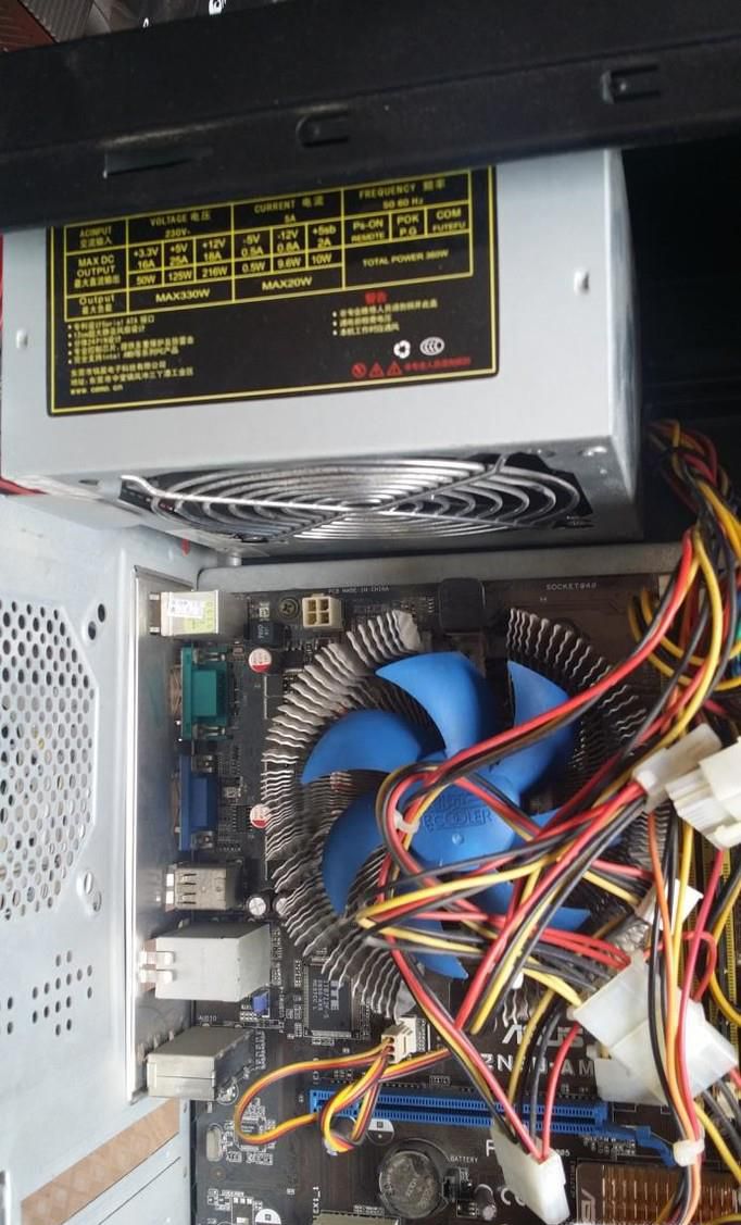 台式电脑主机内部开关电源连接方式