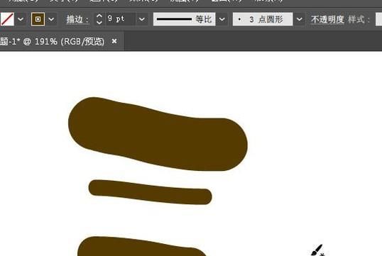 如何在ai中调节画笔大小
