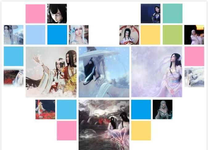 如何在线将多张图片快速拼接成心形图片？