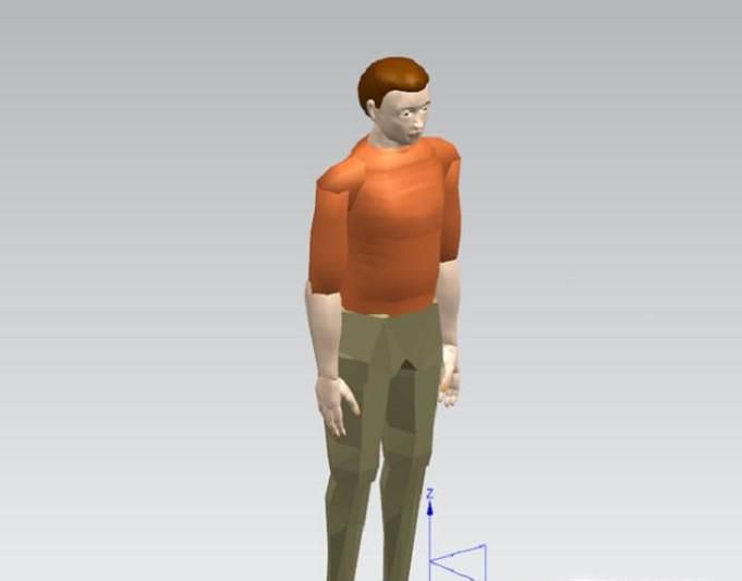 UG10.0中如何插入人体模型并成一定的姿势？