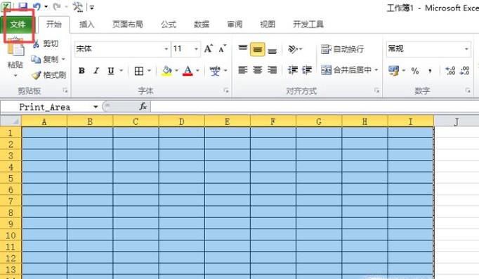 Excel2010打印时如何调整格式
