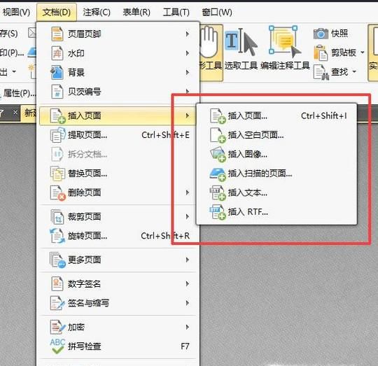 怎么在PDF文件中插入空白页面