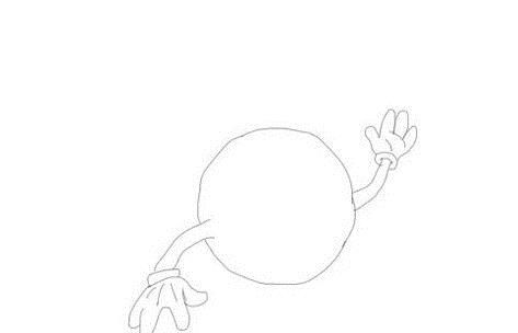 简笔画如何画地球卡通图