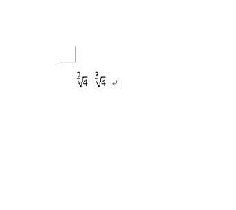 word根号3 根号2怎么打出来