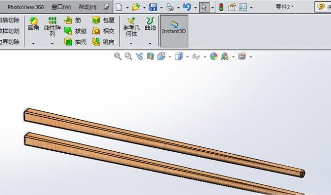 SolidWorks如何造一双筷子？