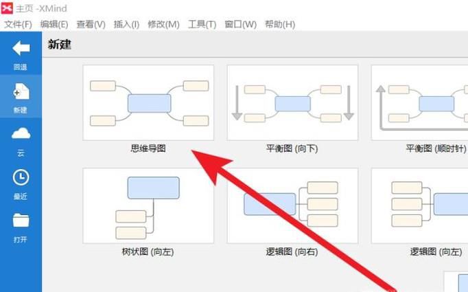 思维导图简单画法