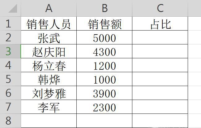 怎样在Excel中计算百分比