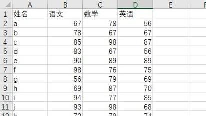 excel电子表格如何统计及格人数？