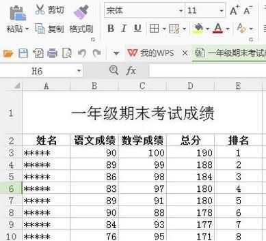 Excel表格中列的隐藏与恢复