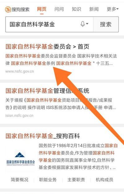 国家自然科学基金项目查询