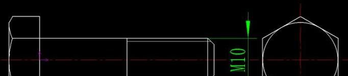怎么用CAXA绘制六角头螺栓