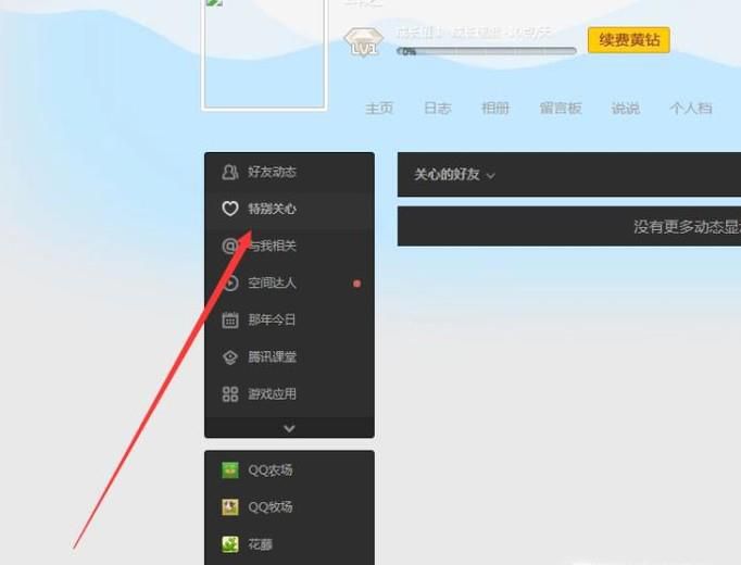 手把手教你如何看qq空间谁在特别关心你