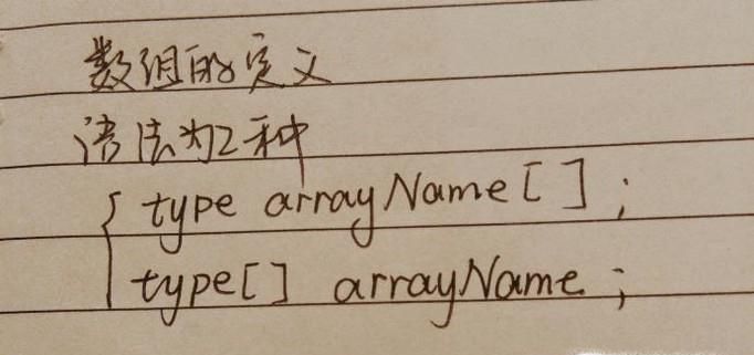 如何学习java?：数组的定义及使用