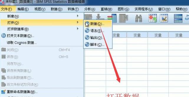 如何使用SPSS分析软件进行探索性分析
