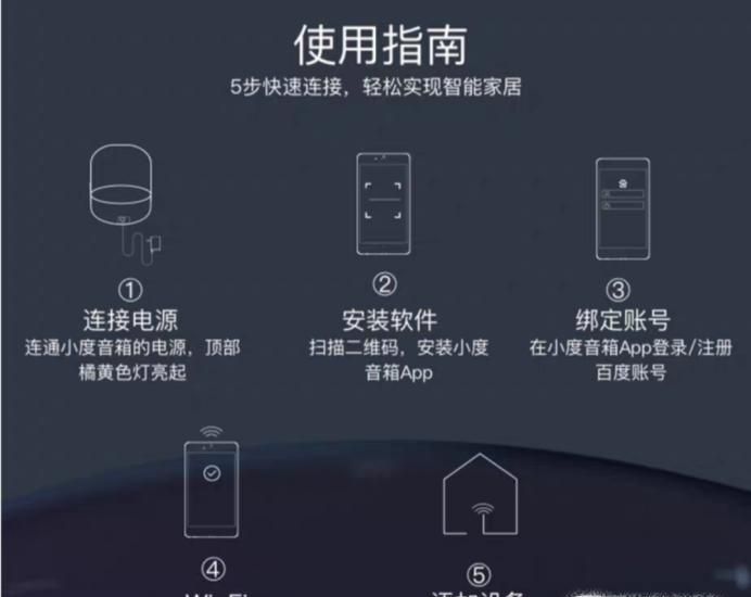 小度智能音箱使用方法