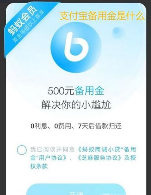 支付宝备用金是什么？如何使用？