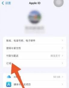 苹果续费自动扣费如何关闭