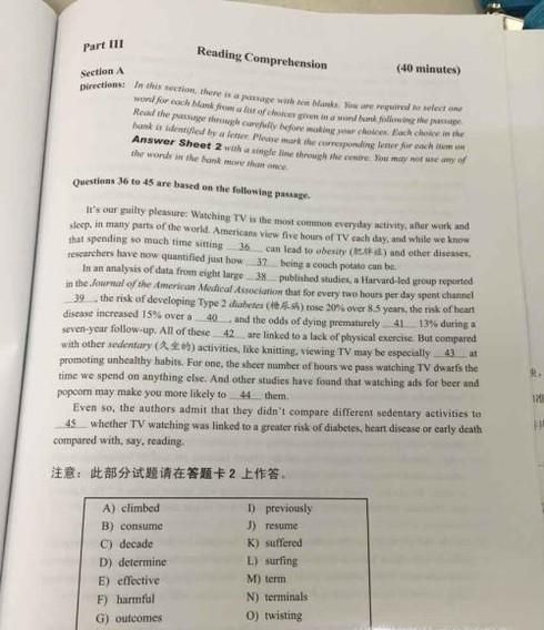 英语四级考试准备什么