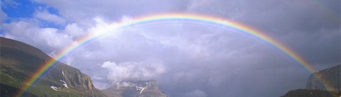 彩虹为什么是弧形的?