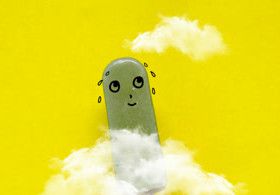 冰棍冒出的白气向上飘还是向下落?