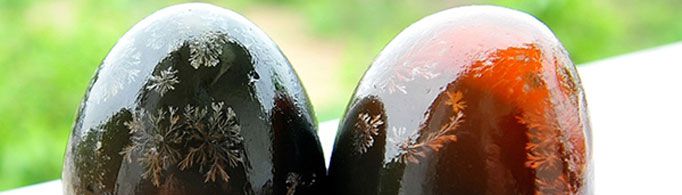 皮蛋上的花纹是怎么来的？