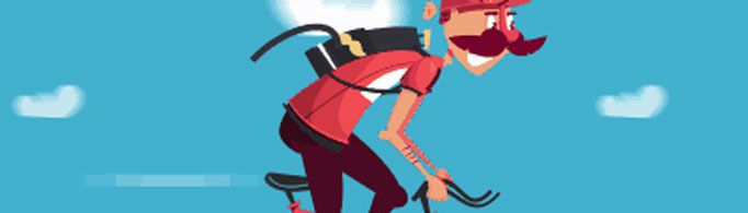 行驶中的自行车为什么不倒?