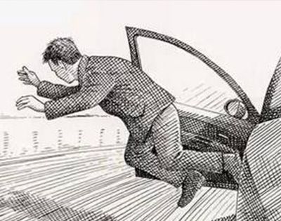 跳车逃生时应该向前还是向后?