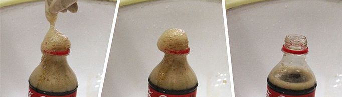 为什么可乐加曼妥思会产生大量气泡？