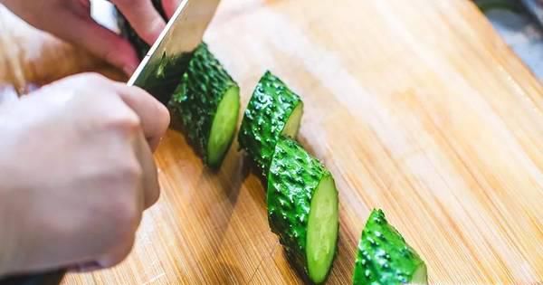 黄瓜怎么切菱形