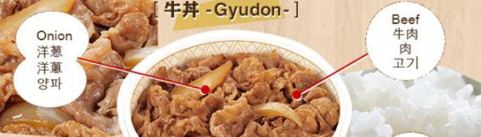 牛丼饭为什么念dong？