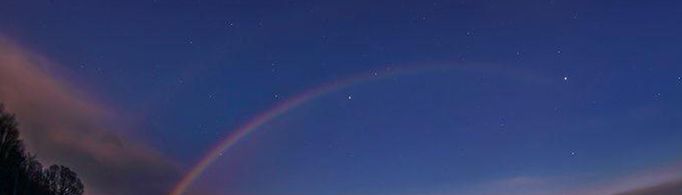 为什么晚上也会出现彩虹?