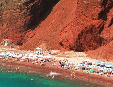 世界上有红色的沙滩吗？