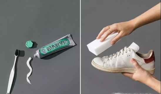 各种皮质小白鞋清洗方法