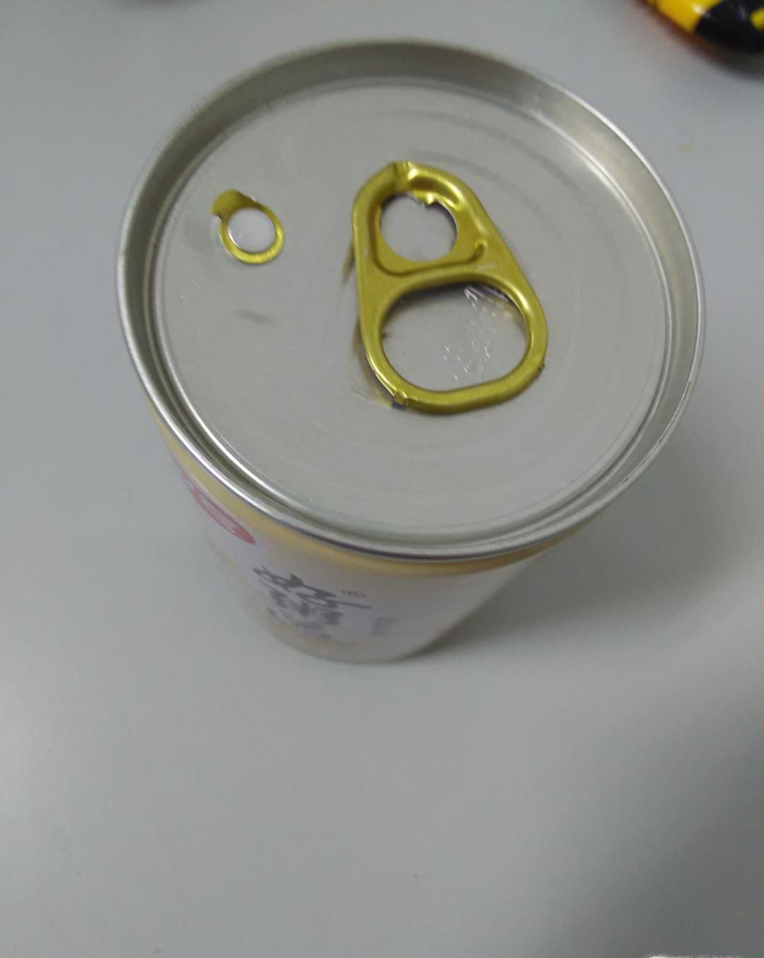 八宝粥拉环断了怎么打开？