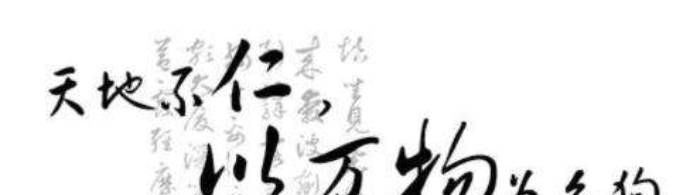 “天地不仁，以万物为刍狗”是什么意思？