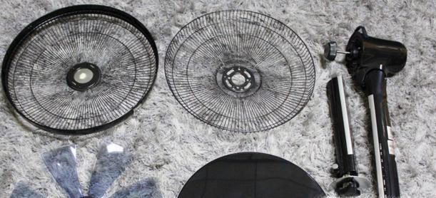 落地电风扇安装步骤详细图解