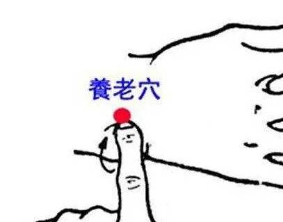 养老穴穴位位置图及作用