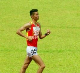 竞走式跑步的准确动作