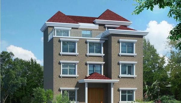 农村二层小别墅设计图纸带效果图