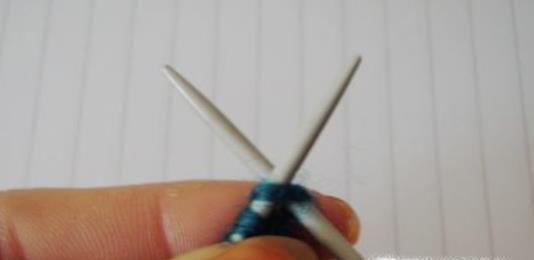 围巾结尾织法图解