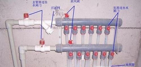 地暖不热怎么放水图解