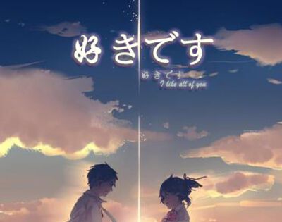 日语我喜欢你怎么写？