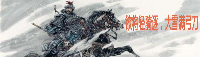 欲将轻骑逐大雪满弓刀是什么意思？