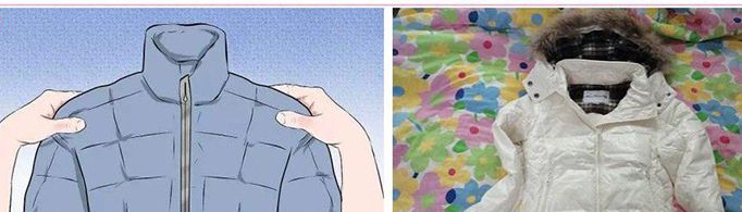 羽绒服洗成坨了怎么办？