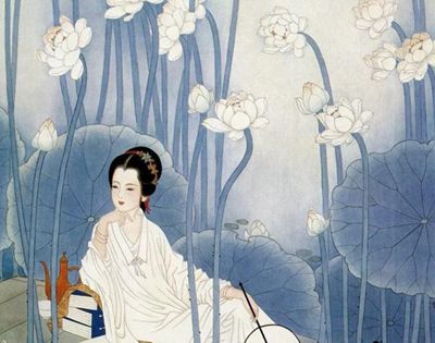 夜吟应觉月光寒的上一句是什么？
