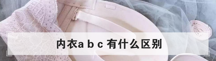 内衣a b c 有什么区别