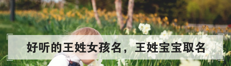 好听的王姓女孩名，王姓宝宝取名